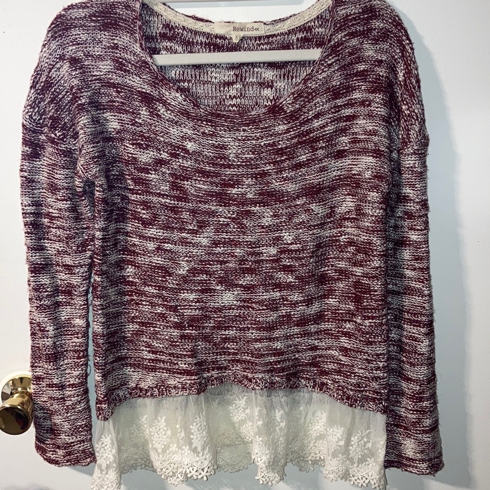 A warm winter sweater